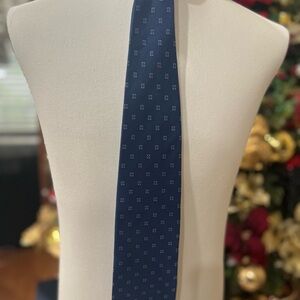 Emporio Armani Navy Geometric Men's Tie